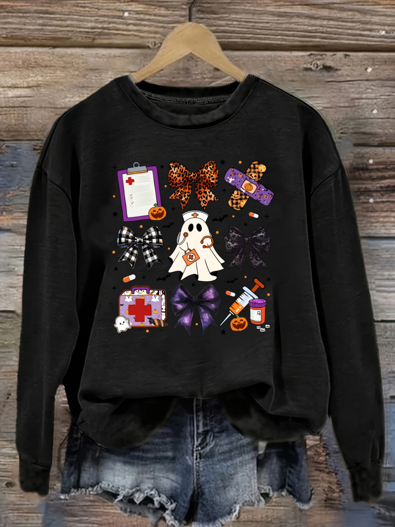 Winter Clothing Design - Camiseta Feminina Casual de Manga Longa