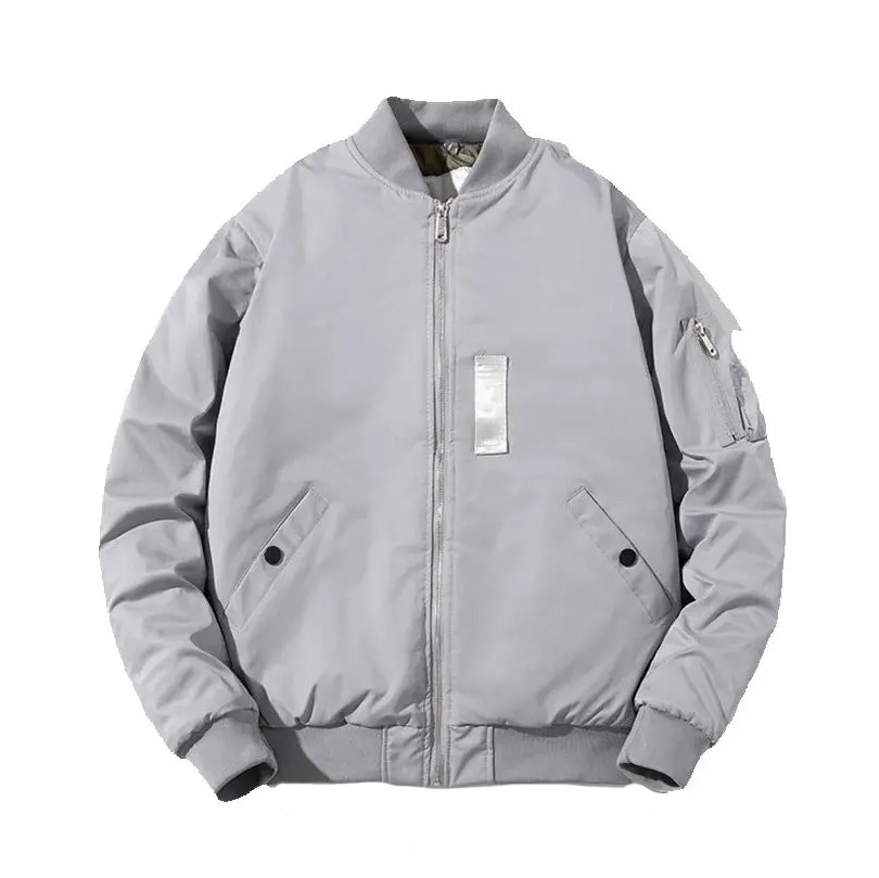 Winter Clothing Patterns - Jaqueta Bomber Masculina Acolchoada Grossa, Casaco