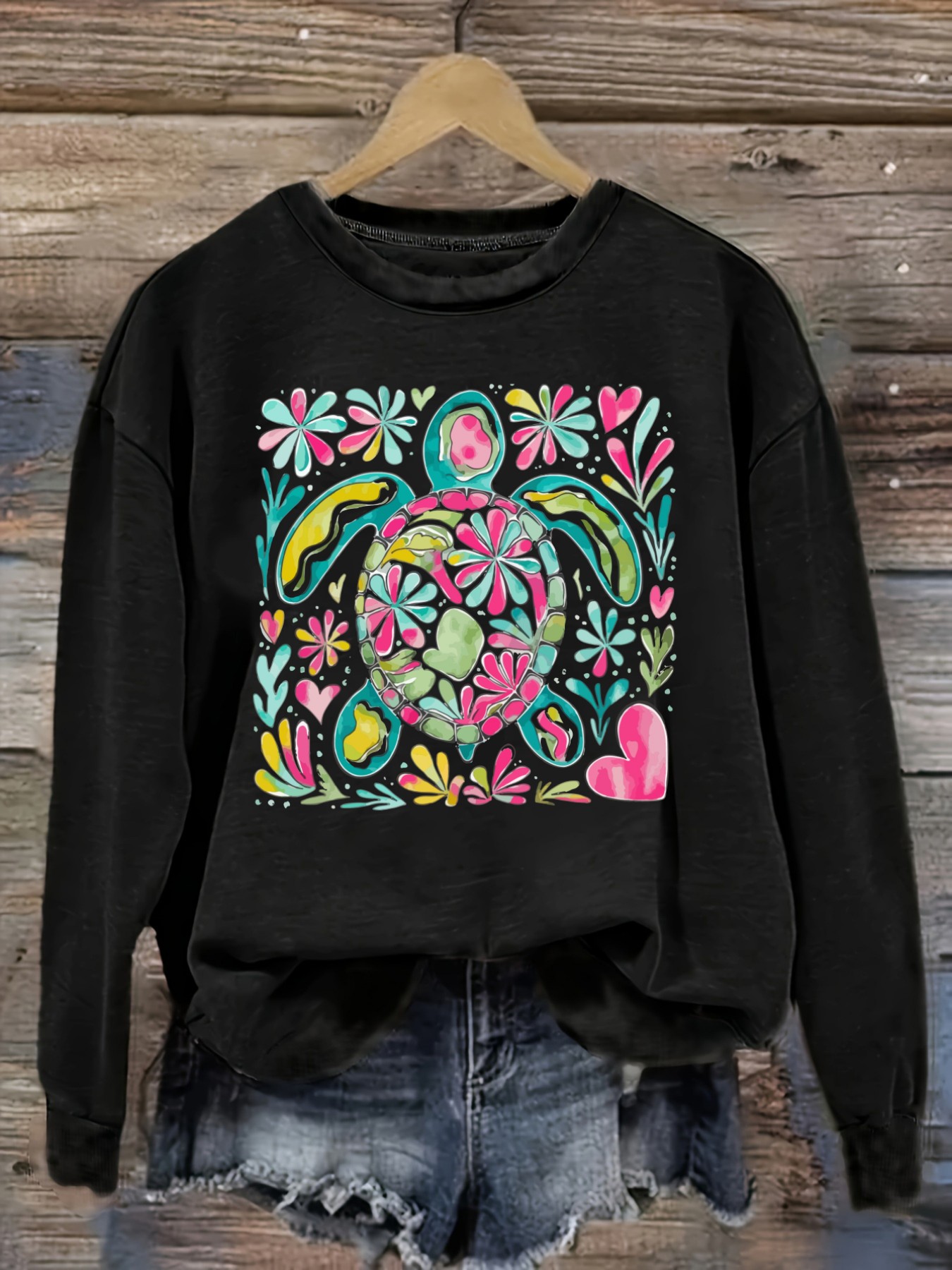 Winter Clothing Design - Camiseta Feminina Casual de Manga Longa