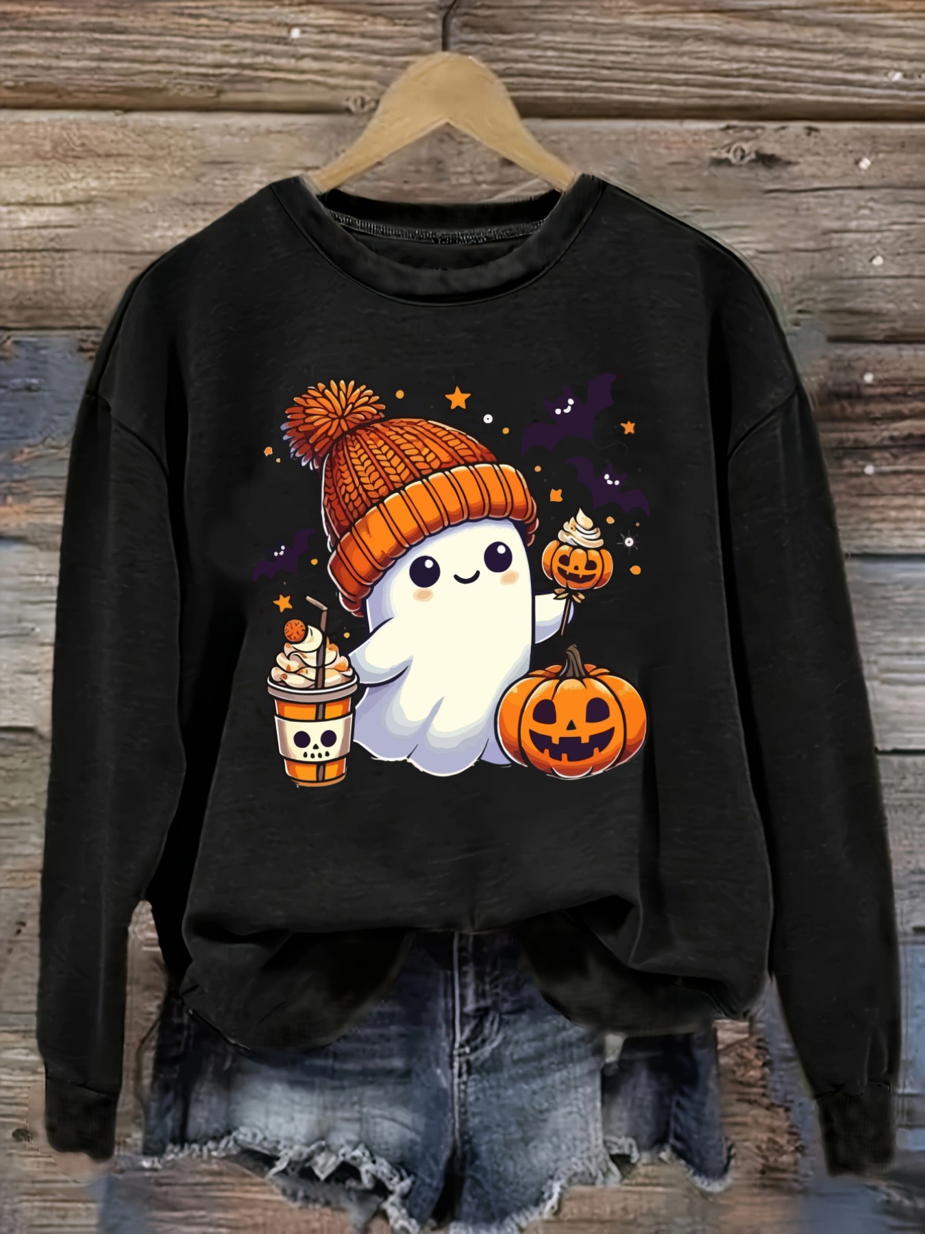 Winter Clothing Design - Camiseta Feminina Casual de Manga Longa