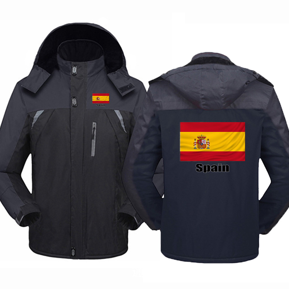 Winter Clothing In Spanish - Jaqueta de Inverno Masculina com Capuz