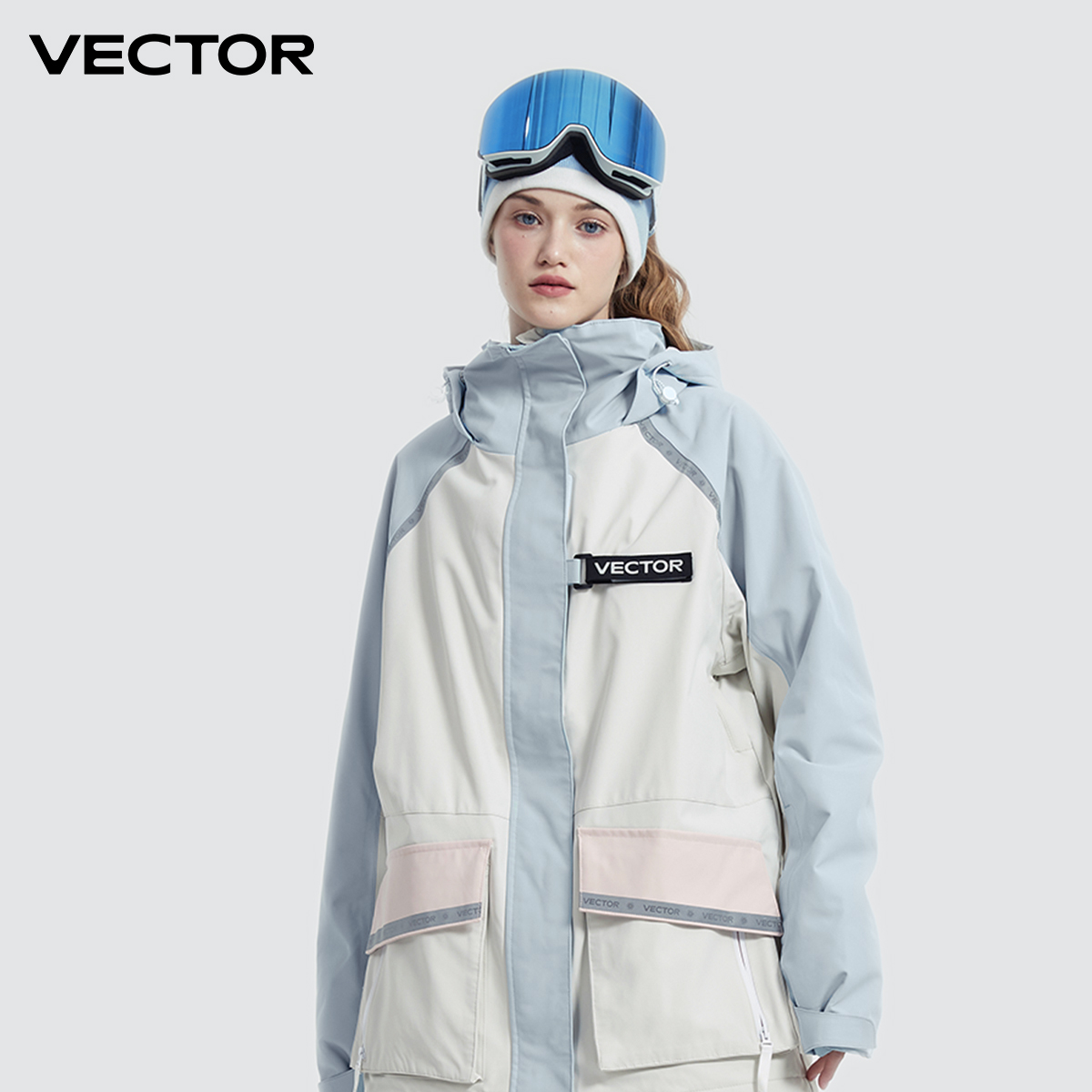Winter Clothing Vector - Jaquetas de Esqui com Capuz para