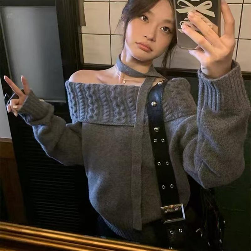 Winter Clothing Trends For Women - Roupas femininas moda slash neck manga