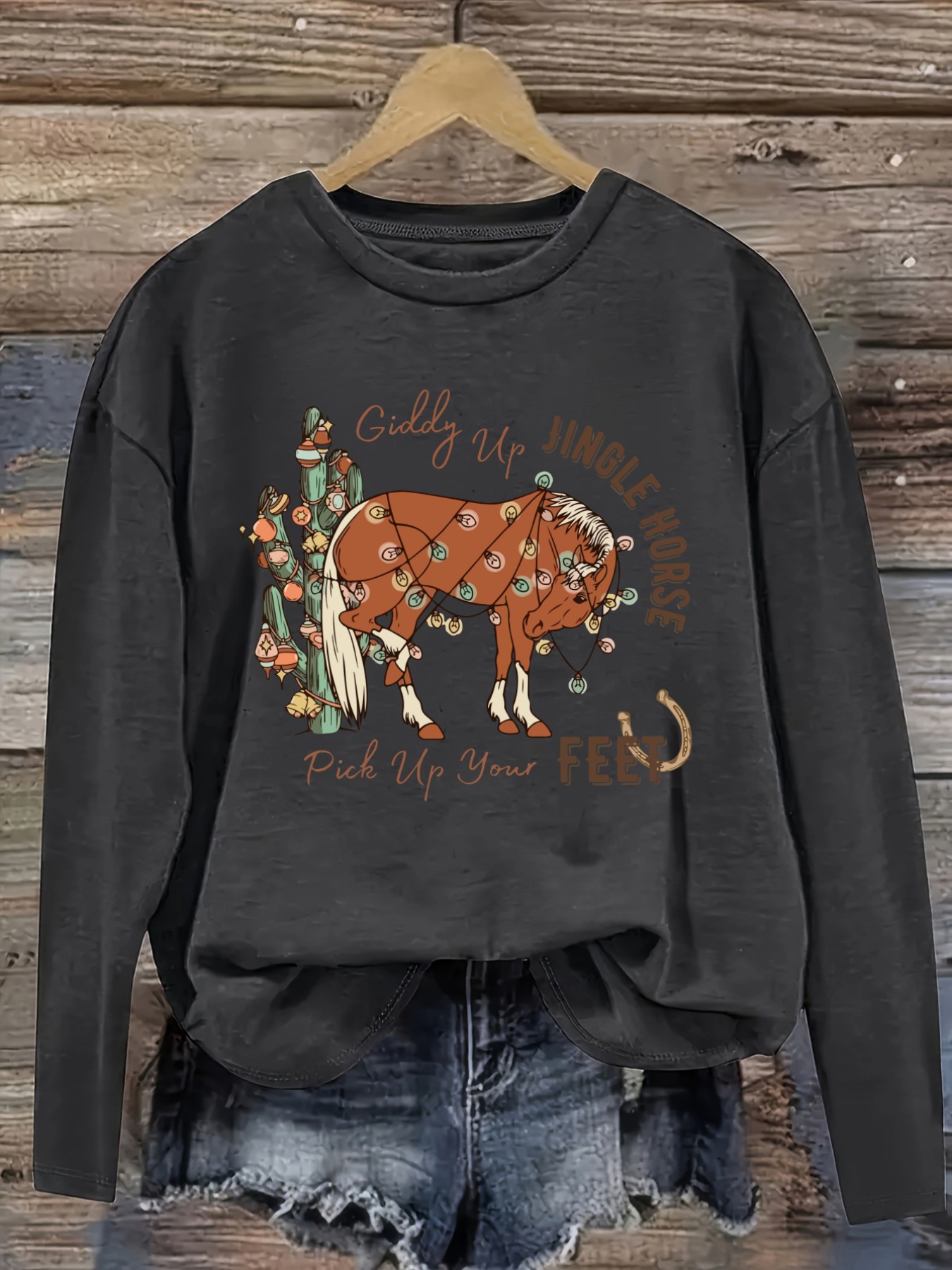 Camiseta Feminina Casual de Ma - Winter Clothing Design avaliação e preço