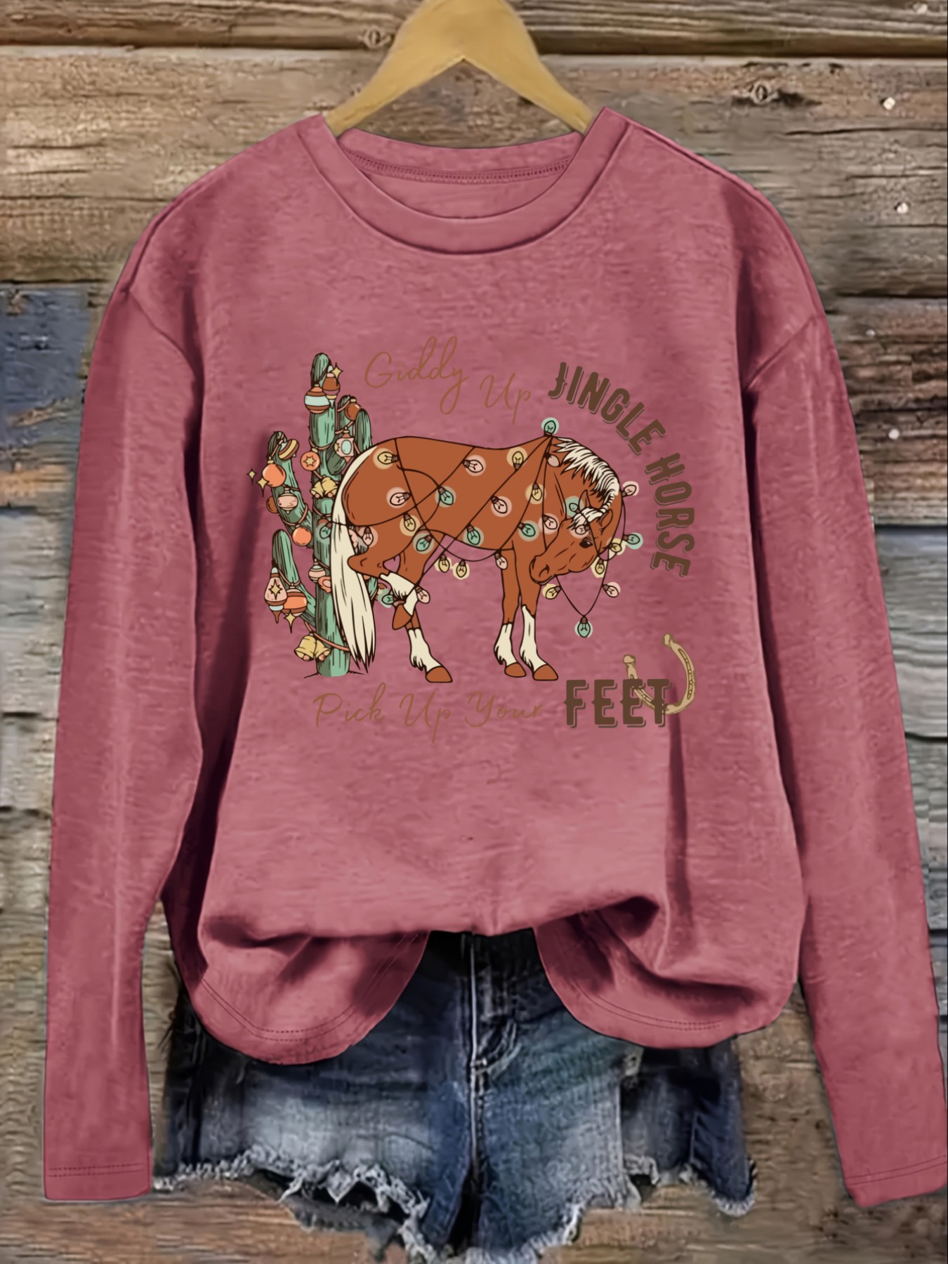 Camiseta Feminina Casual de Ma - Winter Clothing Design avaliação e preço