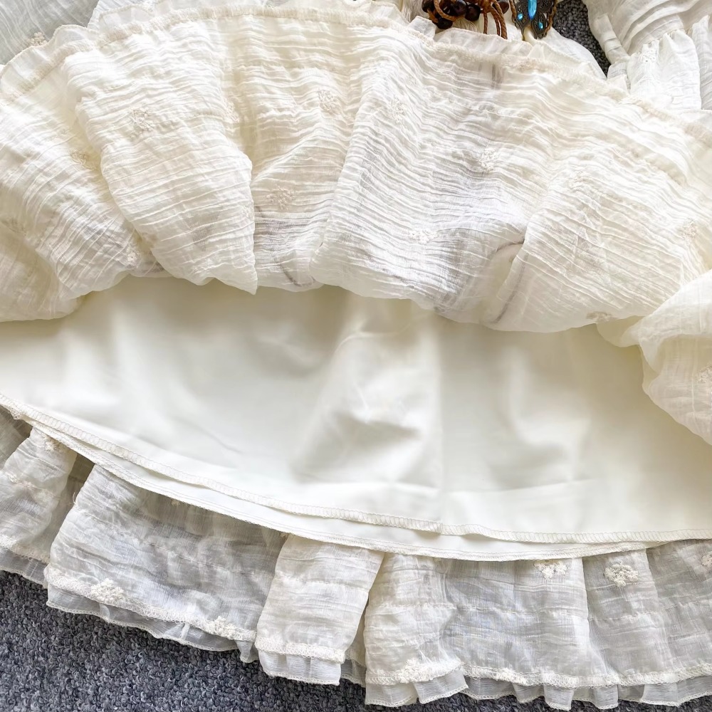 Doce bordado o pescoço rendas  - Winter Clothing Dress Up avaliação e preço