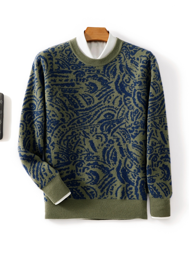 Impresso 100% lã merino camiso - Winter Clothing Patterns avaliação e preço