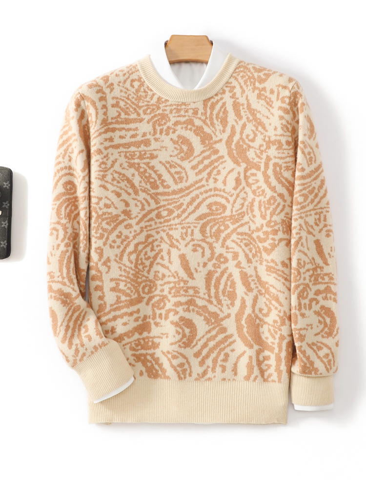 Impresso 100% lã merino camiso - Winter Clothing Patterns avaliação e preço