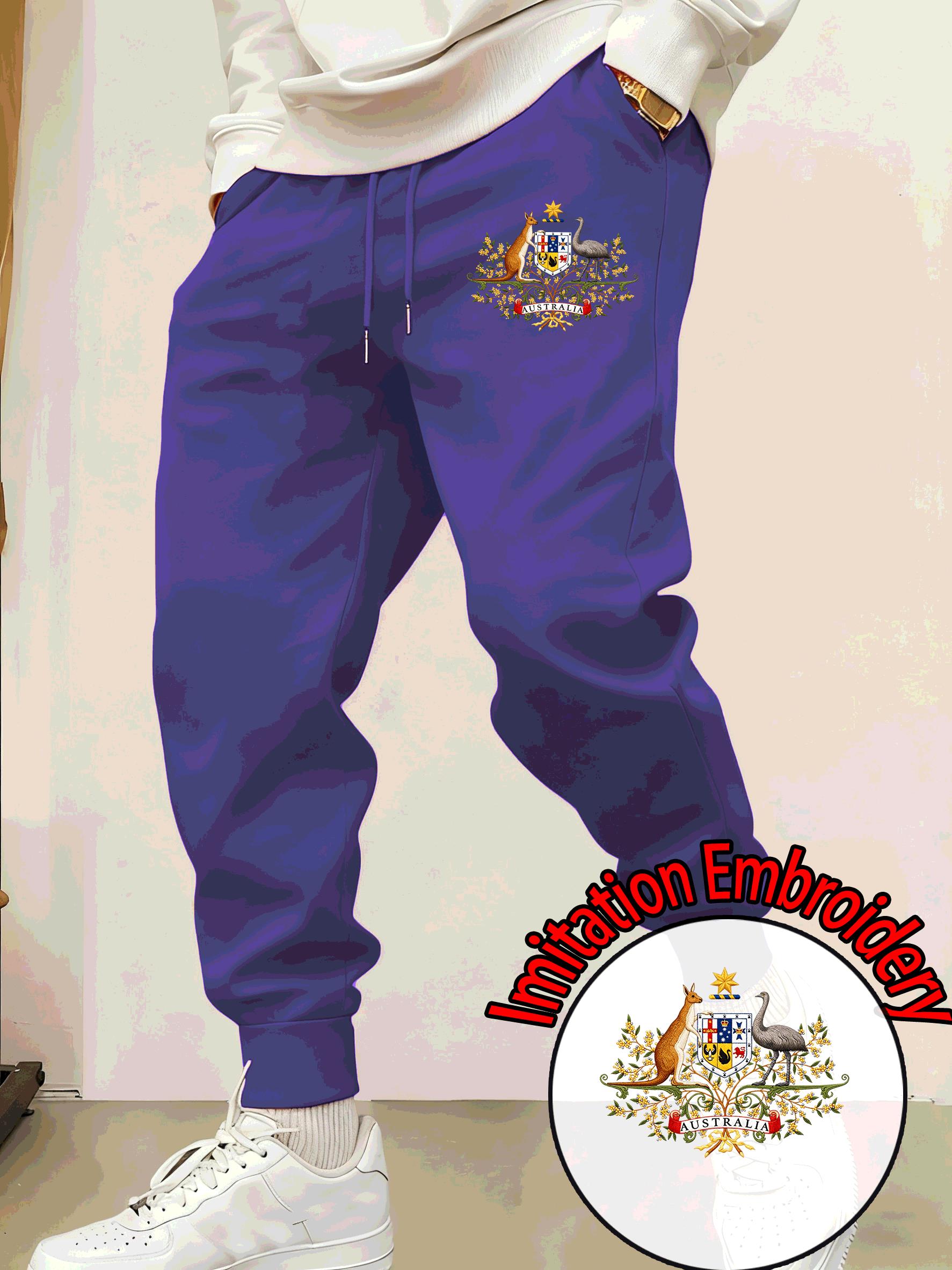 Calças de Moletom Masculinas c - Winter Clothing Australia avaliação e preço