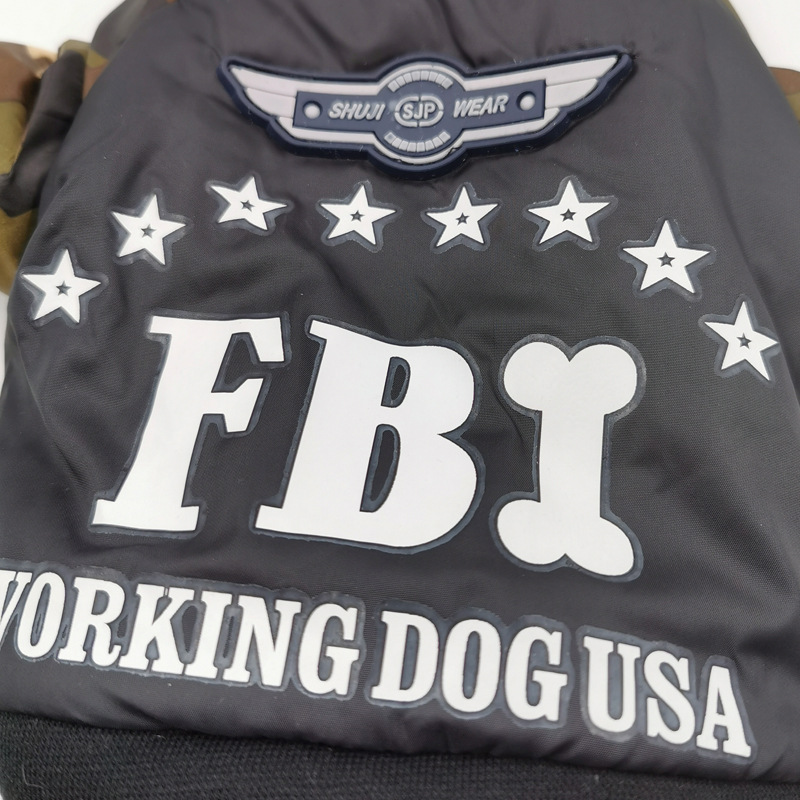 Legal fbi roupas para cães de  - Winter Clothing Boys avaliação e preço