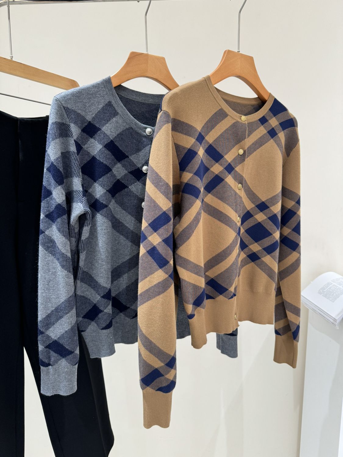 Vintage o-pescoço botões tricô - Winter Clothing Trends For Women avaliação e preço