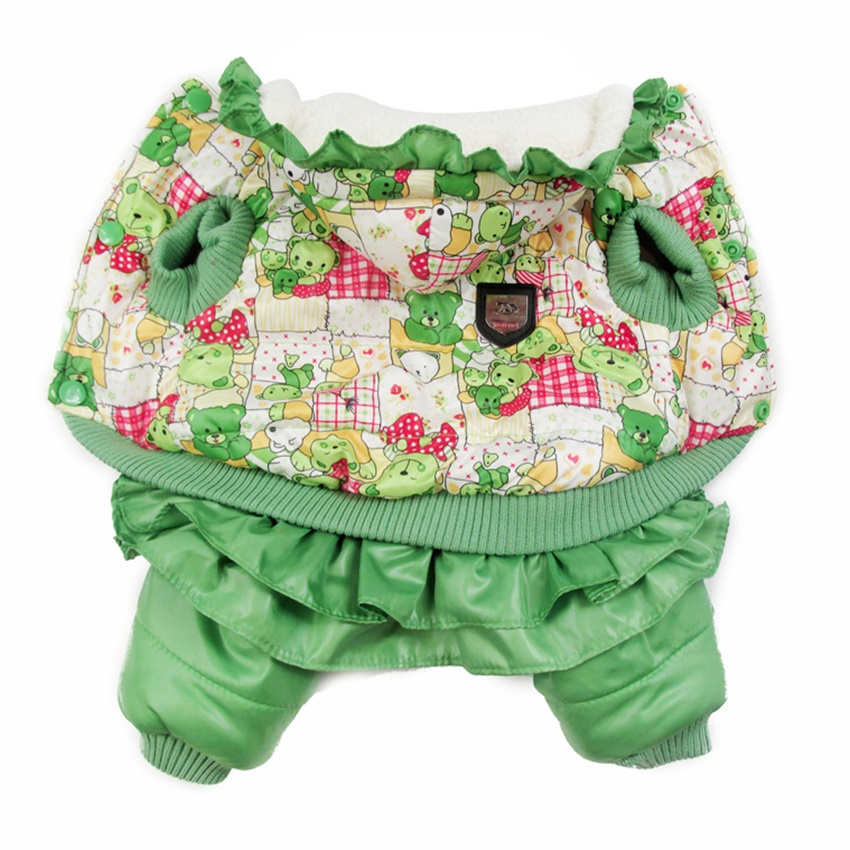 Urso verde padrão roupas para  - Winter Clothing Patterns avaliação e preço