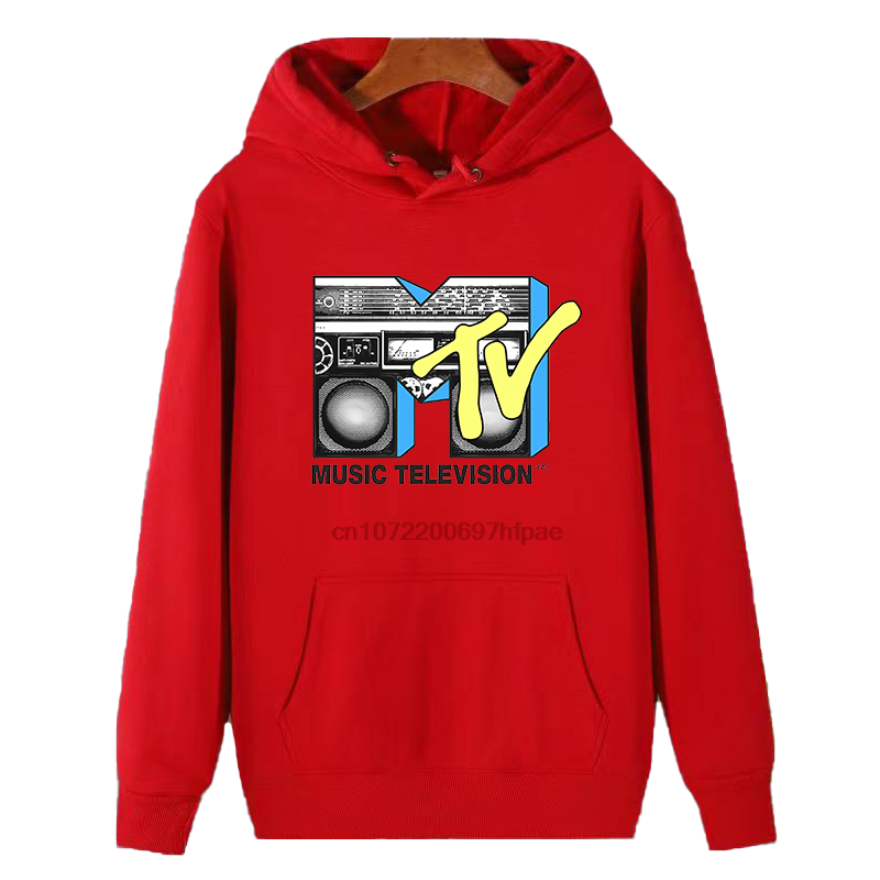 Moletom com Capuz Gráfico MTV  - Winter Clothing Essentials For Men avaliação e preço