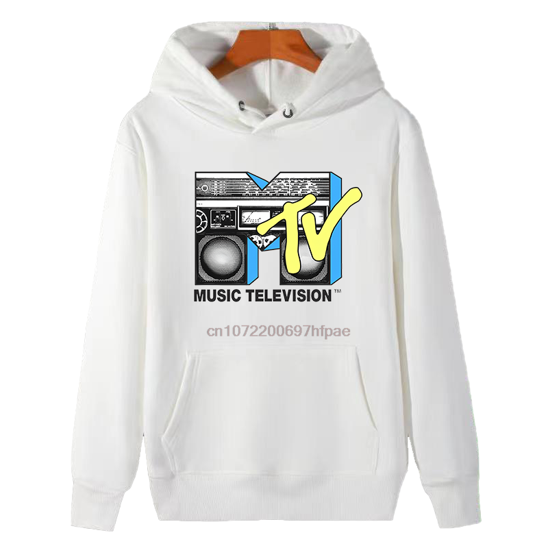 Moletom com Capuz Gráfico MTV  - Winter Clothing Essentials For Men avaliação e preço