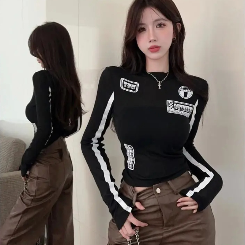 Camiseta de manga comprida fem - Winter Clothing Trends For Women avaliação e preço