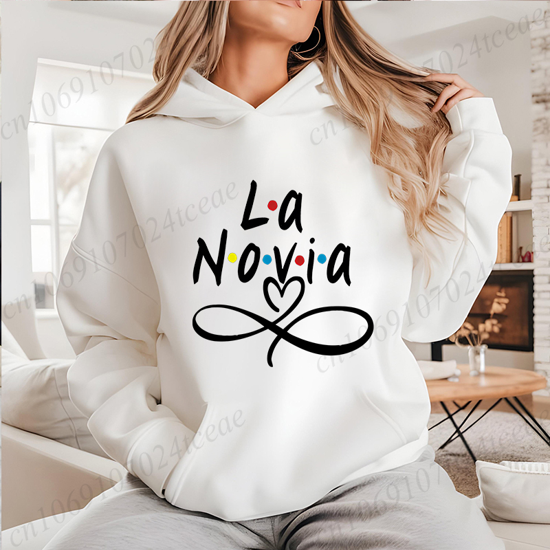La novia gráfico hoodie para n - Winter Clothing In Spanish avaliação e preço