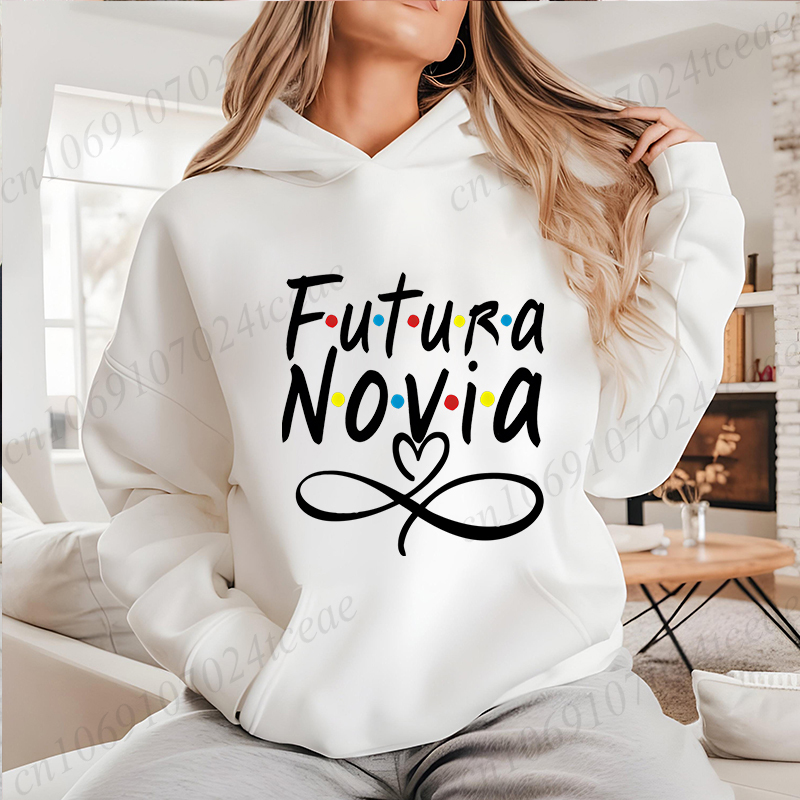 La novia gráfico hoodie para n - Winter Clothing In Spanish avaliação e preço
